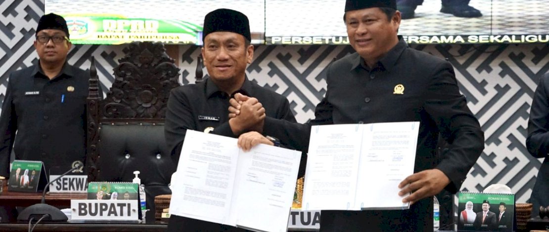 Rencana Pembangunan Jangka Menengah Daerah Kabupaten Luwu Timur Tahun 2025–2029 resmi disahkan melalui Rapat Paripurna DPRD Luwu Timur, Kamis, 10 Juli 2025. 
