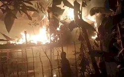 Kebakaran Hanguskan Kandang Sapi Milik Warga di Bone