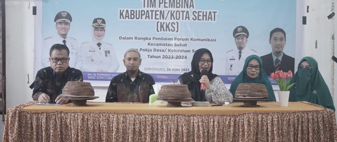 Wakil Bupati Luwu Timur, Puspawati Husler, secara resmi menutup kegiatan penilaian Desa Sehat yang dilaksanakan di Desa Nuha, Kecamatan Nuha, Kamis, 26 Juni 2025.