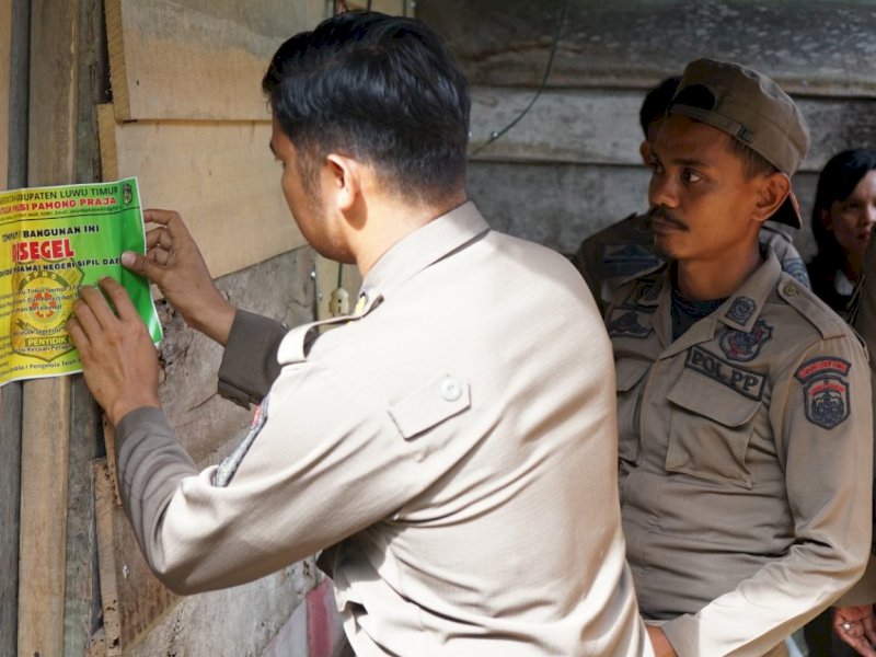 Resahkan Warga, Pemkab Luwu Timur Segel Tujuh THM di Mangkutana