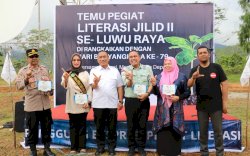 Bupati Irwan Bachri Syam Apresiasi Temu Pegiat Literasi se Luwu Raya