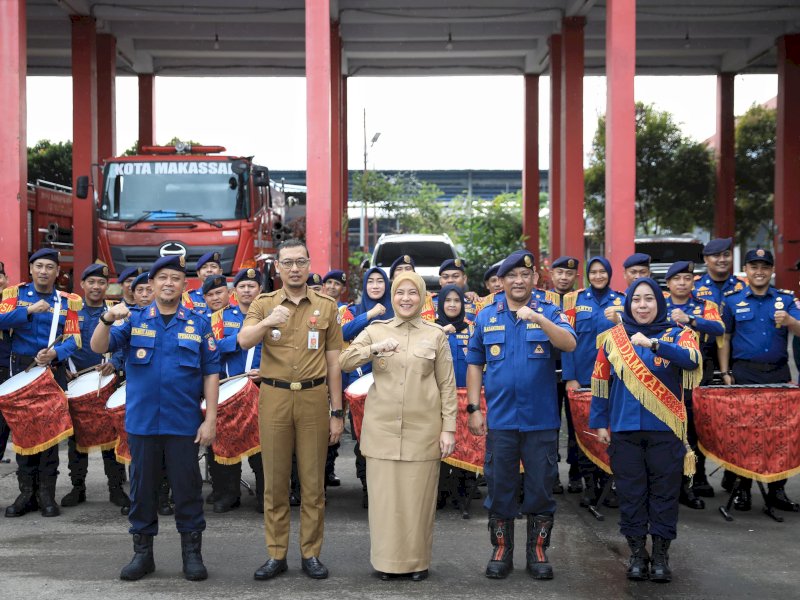 Syamsul Bahri Resmi Jabat Plt Kadis Damkar Makassar