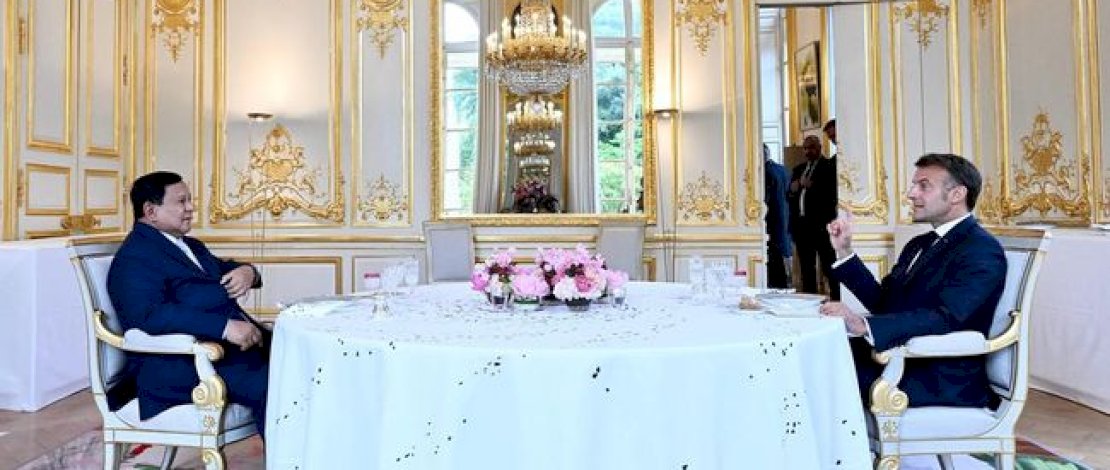Makan Malam Bareng Macron, Prabowo Minta Prancis Dukung Palestina Makan Malam Bareng Macron, Prabowo Minta Prancis Dukung Palestina