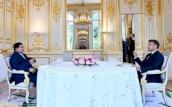 Makan Malam Bareng Macron, Prabowo Minta Prancis Dukung Palestina