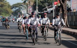 Brimob Polda Sulsel Jaga Kesehatan dan Tali Silaturahmi Lewat Gobar SCC