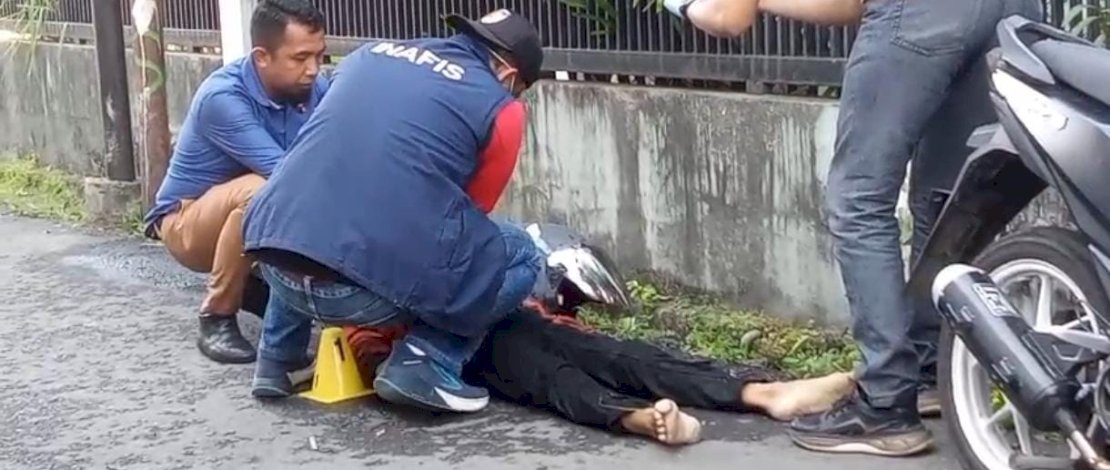 Kurir Shopee di Gowa Ditemukan Tewas Tersungkur dari Motor