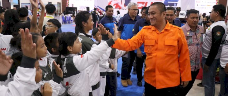 Dibuka Bupati Irwan Bachri Syam, 600 Atlet Ramaikan Taekwondo Open Tournament STC Cup 2025