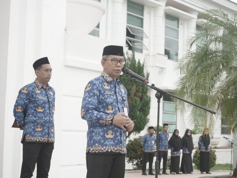 Upacara HKN, Sekda Bahri Suli Ingatkan Lagi Soal Kedisiplinan