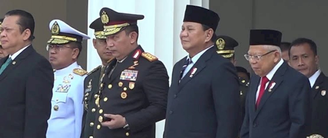 Prabowo Lantik Ratusan Perwira TNI dan Polri