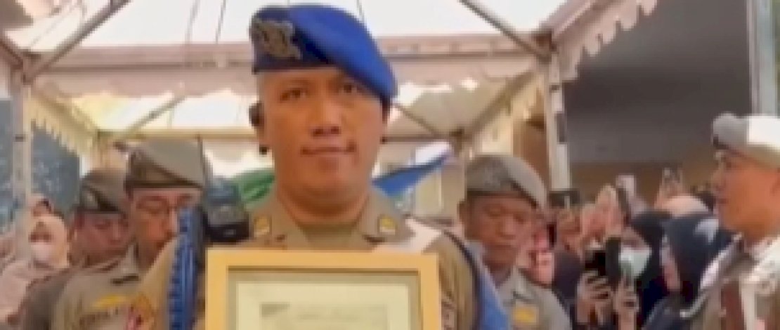 Satpol PP Kota Makassar Berduka Atas Wafatnya Kasubbag Keuangan, Firdaus Ali Baso