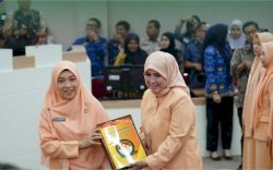 Ketua Unit DWP Satpol PP Makassar Hadiri Pengukuhan Pengurus DWP Kota Masa Bhakti 2024–2029