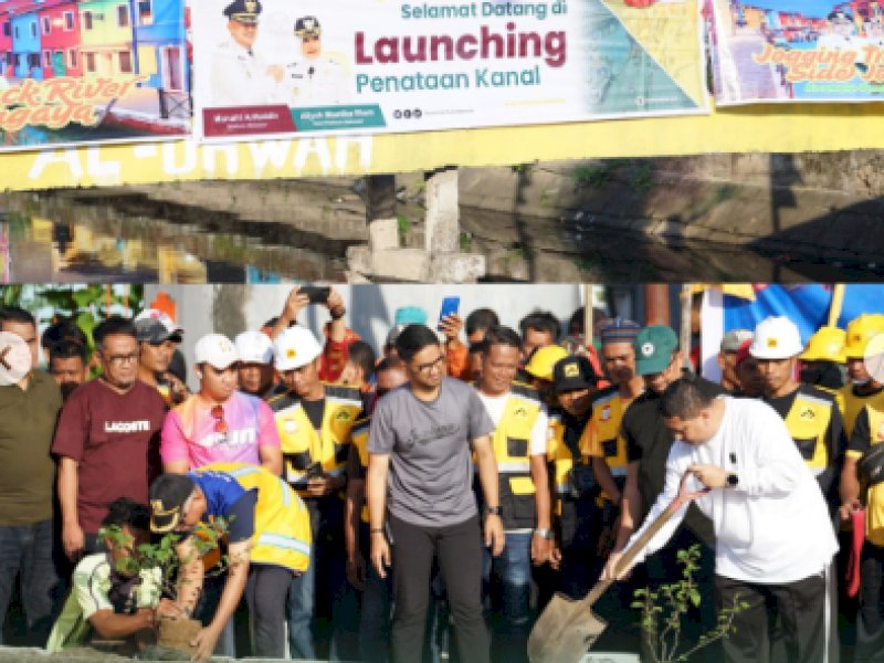 Makassar Luncurkan Penataan Kanal Jongaya sebagai Kawasan Bebas Sampah dan Destinasi Ekowisata Baru