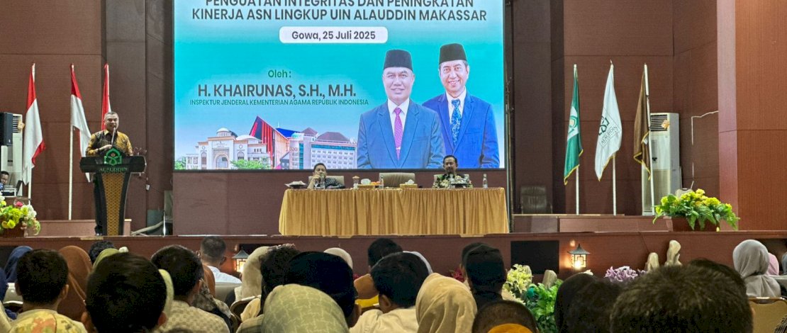 Inspektur Jenderal Kementerian Agama (Irjen Kemenag), Khairunas, melanjutkan rangkaian Safari Pengawasan di Provinsi Sulsel. 