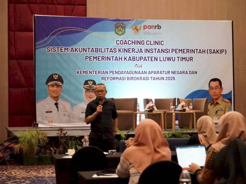 Coaching Clinic SAKIP, Sekda Luwu Timur Dorong Penyempurnaan Penilaian Kinerja