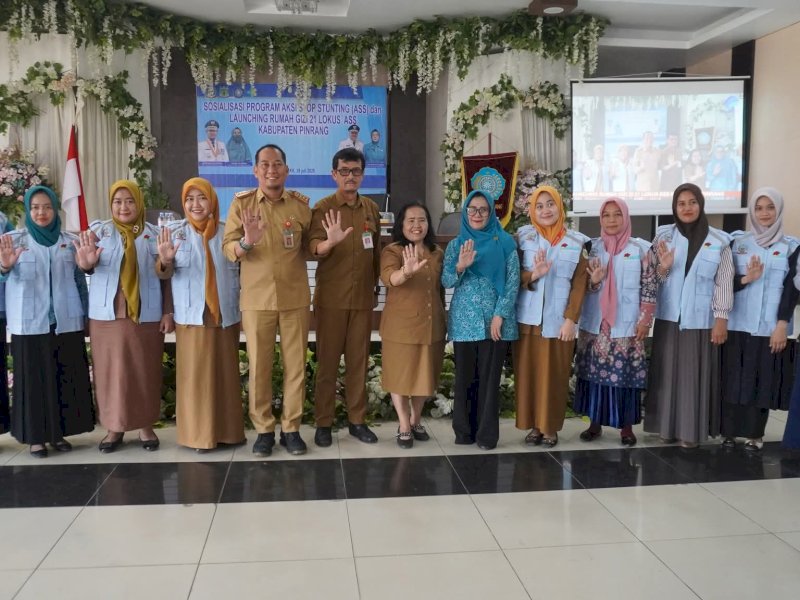 Pemkab Pinrang Sosialisasikan Program Aksi Stop Stunting dan Launching Rumah Gizi 21 Desa Lokus