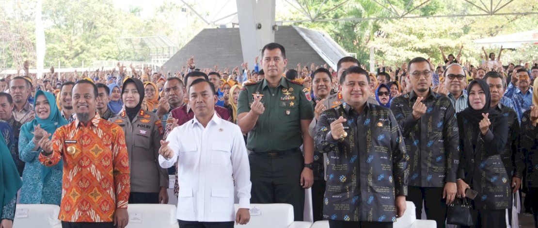Harganas ke-32 di Makassar, Munafri Ajak Percepatan Penurunan Stunting demi Generasi Emas