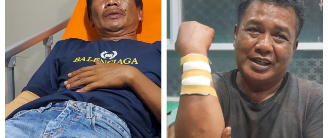 Korban masing-masing bernama Abdul Malik Dg Nyonri (43) dan kakaknya, Nur Ali Dg Sijaya (50).kedua korban harus menjalani perawatan medis. Nur Ali dirawat di Puskesmas Bontomarannu dengan luka tebas di tangan, sementara Abdul Malik dilarikan ke RS Syech Yusuf akibat luka sabetan di lengan kanan.