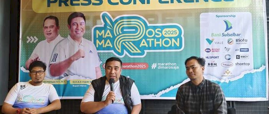 Bupati Maros, H.A.S. Chaidir Syam, dalam sesi press conference pada Jumat (20/6), menyampaikan kebanggaannya atas peningkatan skala penyelenggaraan Maros Marathon tahun ini.
