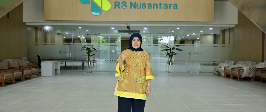 Wakil Wali Kota Makassar, Aliyah Mustika Ilham, melakukan kunjungan kerja ke Rumah Sakit Pusat (RSUP) Nusantara, Sabtu (2/8/2025)