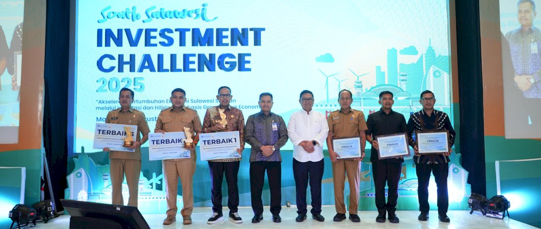 Pemprov Sulsel bersama Bank Indonesia dalam Forum Percepatan Investasi, Perdagangan, dan Pariwisata Sulawesi Selatan (Forum PINISI SULTAN) menyelenggarakan Final South Sulawesi Investment Challenge (SSIC) 2025 yang berlangsung di Novotel Makassar pada Senin, 4 Agustus 2025.