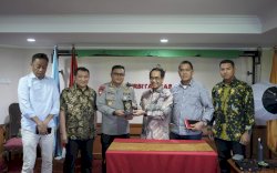 Dansat Brimob Polda Sulsel Silaturahmi ke Universitas Hasanuddin, Perkuat Sinergitas dengan Dunia Akademik