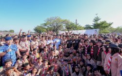 Upacara Hari Pramuka ke-64, Ini Pesan Gubernur Sulsel ke Ribuan Anggota Pramuka