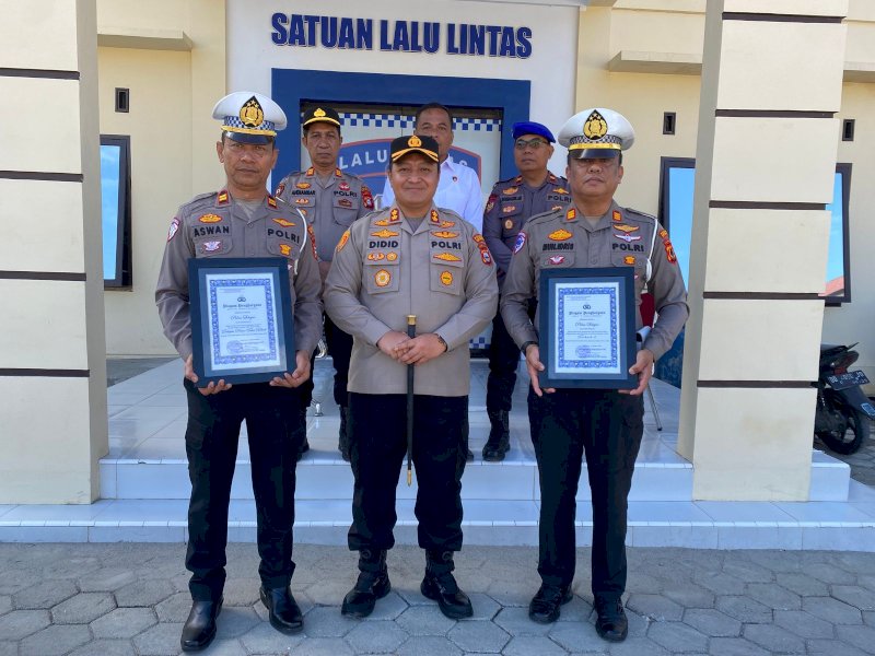 Polres Selayar Terbaik di Sulsel dalam Penerapan ICELL untuk Penyidikan Perkara Laka Lantas 