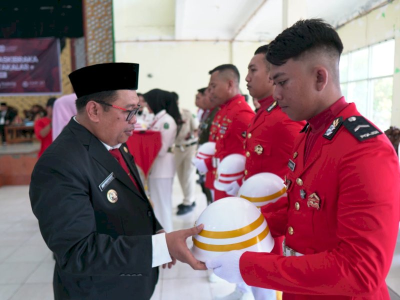 Kukuhkan Paskibraka, Bupati Takalar Yakin Bisa Menjadi Tunas Harapan Bangsa