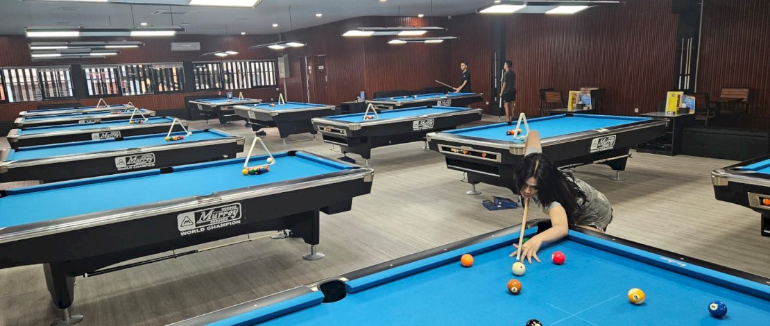Amoka Billiard 888 resmi dibuka pada 8 Agustus pekan lalu.