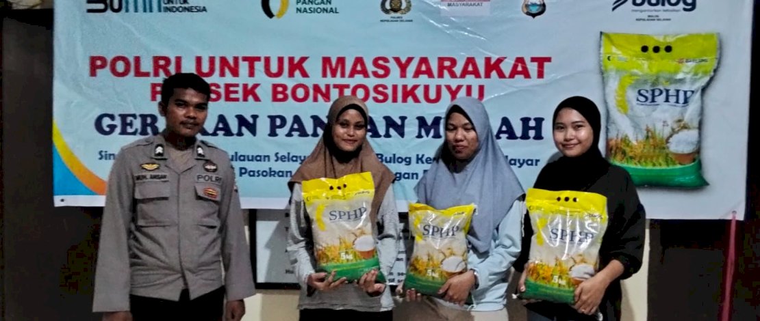 Polres Kepulauan Selayar terus mengintensifkan Program Gerakan Pangan Murah (GPM) di berbagai wilayah kecamatan.