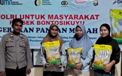 Gerakan Pangan Murah Polres Selayar Berlanjut, Total 23 Ton Beras SPHP Tersalurkan