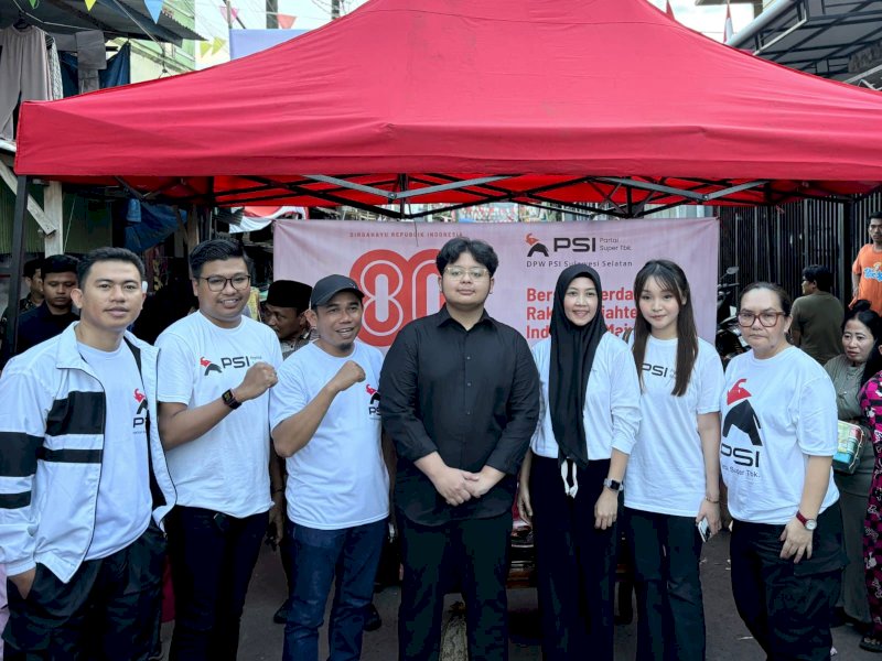 Semarak HUT Kemerdekaan, PSI Sulsel Gelar Lomba Rakyat di Barukang Utara
