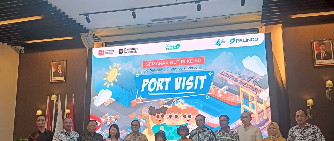 Pelindo Regional 4 dan Pelindo Jasa Maritim Gelar Semarak HUT RI ke-80 di Pelabuhan Makassar Bersama Anak-anak
