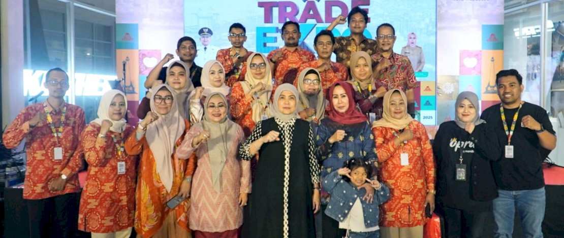 Wakil Wali Kota Makassar, Aliyah Mustika Ilham, menghadiri Makassar Trade Expo 2025 yang berlangsung di Atrium Paris Trans Studio Mall Makassar, Minggu, 24 Agustus 2025.