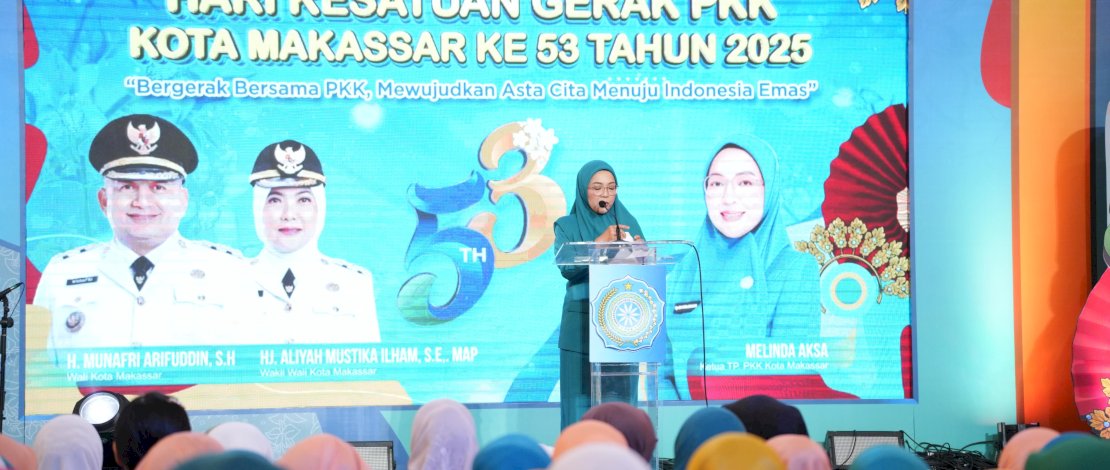 Ketua TP PKK Kota Makassar, Melinda Aksa