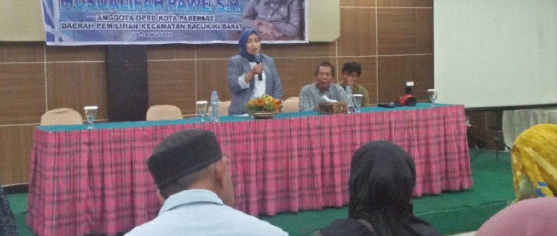 Musdalifah Pawe Serap Aspirasi Masyarakat di Reses DPRD Parepare Musdalifah Pawe Serap Aspirasi Masyarakat di Reses DPRD Parepare