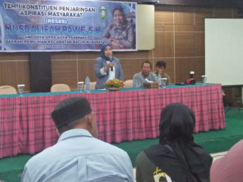 Musdalifah Pawe Serap Aspirasi Masyarakat di Reses DPRD Parepare