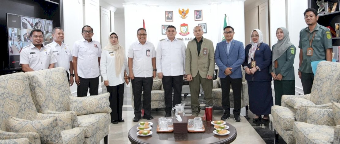 Kepala Bappeda Dampingi Wali Kota Munafri Terima Kunjungan Jajaran PTUN Makassar