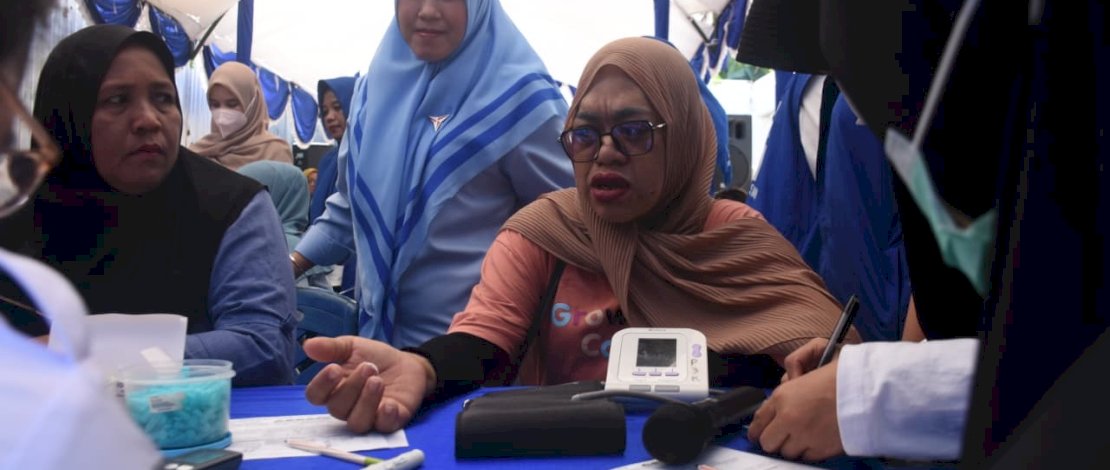 Sambut HUT Demokrat, Fatma Wahyudin Gelar Pemeriksaan Kesehatan Gratis 