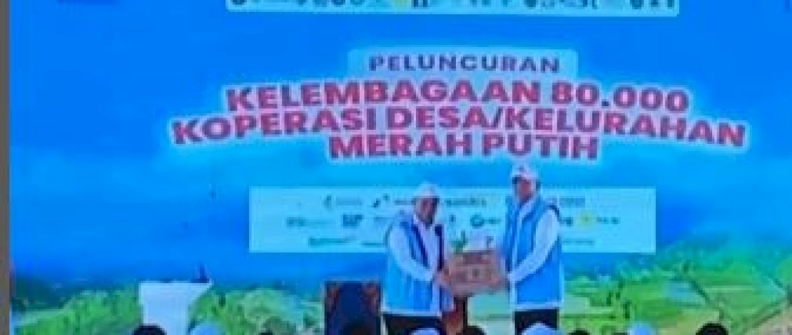 Pemkot Makassar, Hadiri Peluncuran Kelembagaan Koperasi Desa/Kelurahan Merah Putih