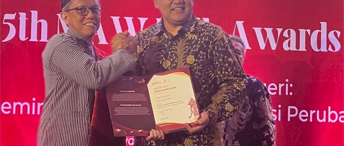 Ketua Umum Jaringan Media Siber Indonesia (JMSI), Teguh Santosa, dinobatkan sebagai "Tokoh Media Berpengaruh" dalam acara The 5th MAW Talk Awards (MTA) 2025 di Yogyakarta, Kamis (28/8).