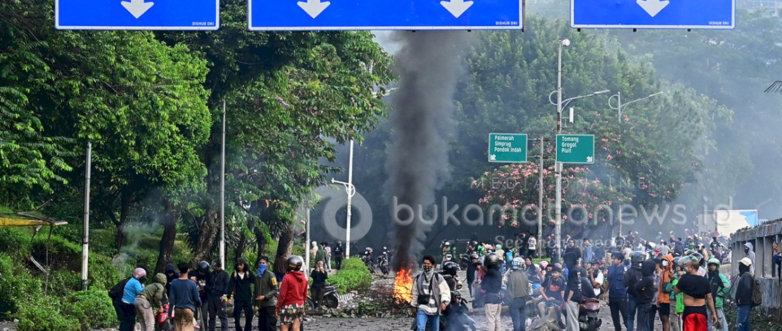 FOTO: Kondisi Terkini Depan Gedung DPR RI Dan Sekitarnya