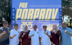 Babak Kualifikasi Porprov Sulsel Bone - Wajo untuk Cabor Tenis Lapangan Resmi Dibuka