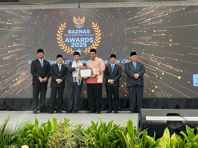 Bupati Maros Raih Baznas Award 2025 sebagai Kepala Daerah Pendukung Zakat