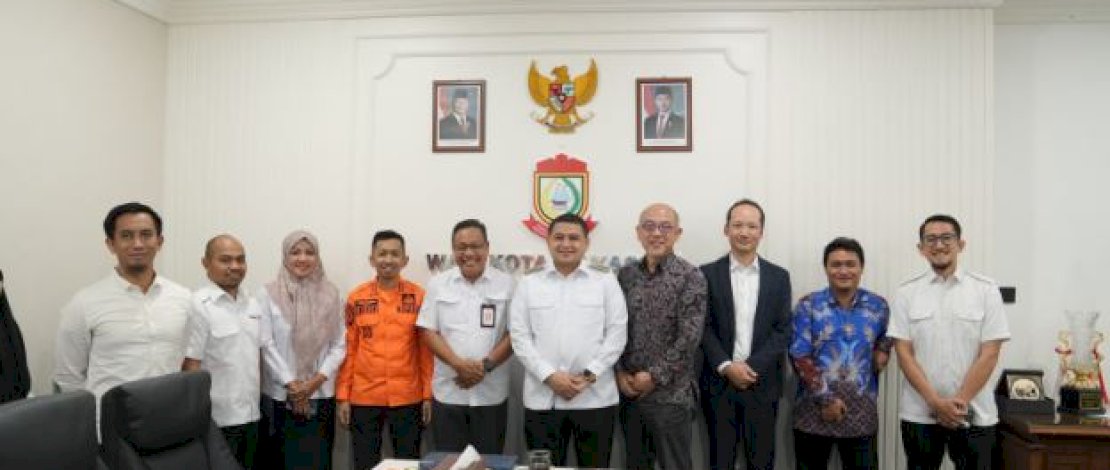 Didampingi Kepala DPU, Bappeda, DLH, Kominfo dan BPBD, Walkot Munafri Rapat Bersama Perusahaan Jepang Tawarkan Teknologi BLITZ GIS Cegah Banjir