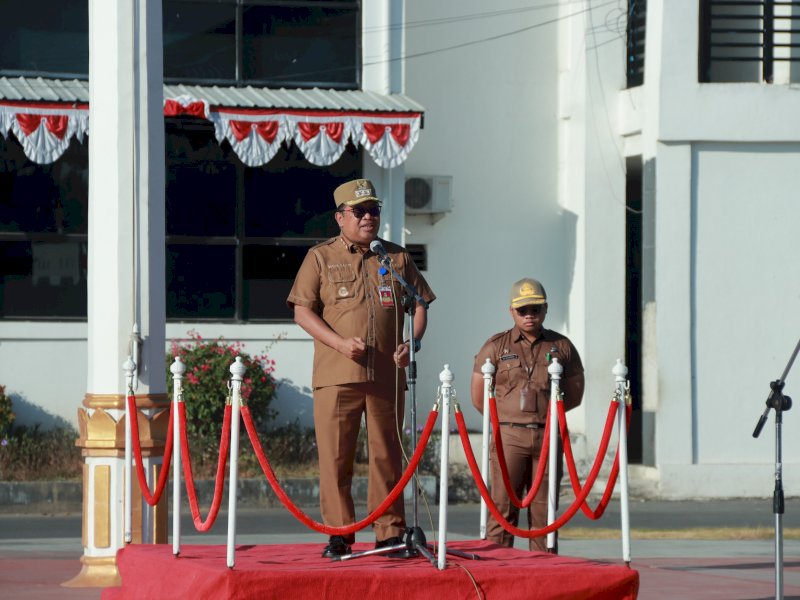 Pimpin Apel Gabungan, Bupati Takalar Tekankan Realisasi Target PAD