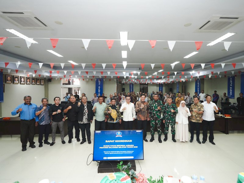 Pemprov Sulsel dan BPN Sinergi Percepat Reforma Agraria