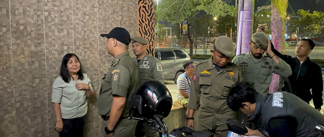 Siaga dalam Peringatan Maulid Nabi, Satpol PP Makassar Lakukan Patroli Penutupan Tempat Hiburan Malam