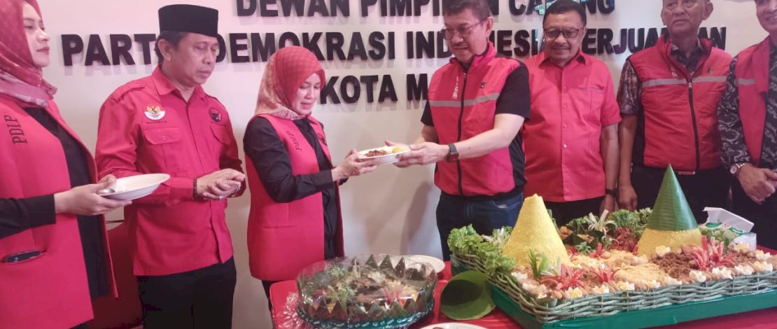 Diresmikan Ketua DPD Sulsel, DPC PDI Perjuangan Makassar Resmi Miliki Kantor Permanen