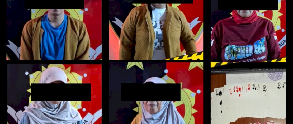 Lima pelaku judi kartu diamankan Polres Selayar, Sabtu, 6 September 2025 lalu.